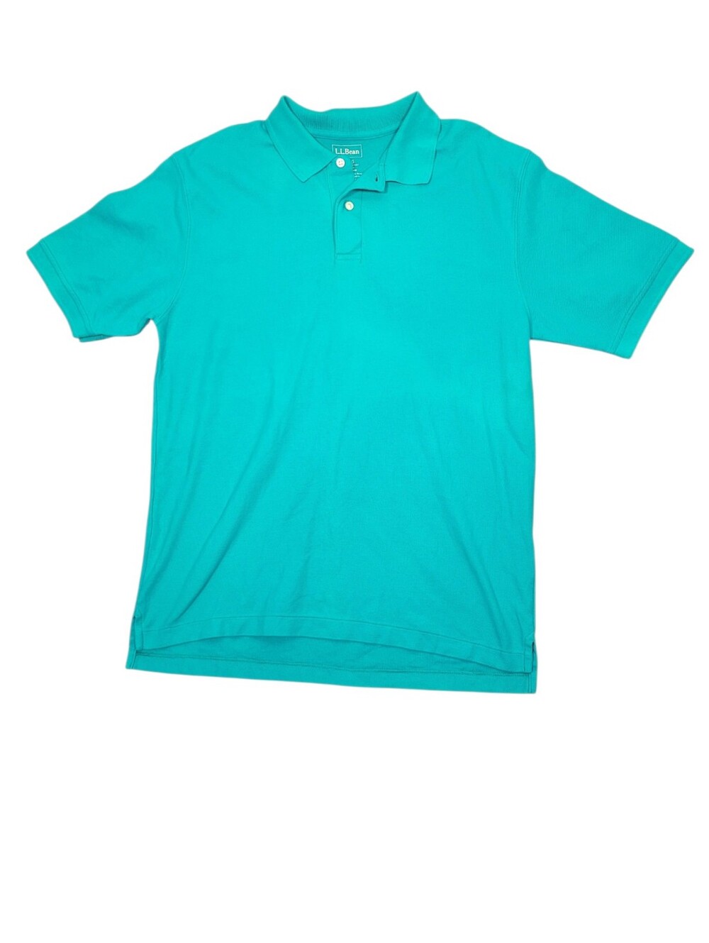 L.L. Bean Blue Classic Polo Shirt Size: M